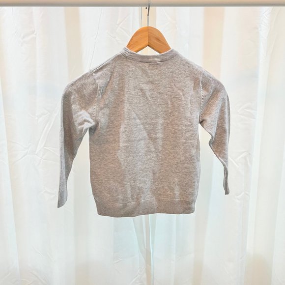 H&M Kids 4-6 Years Snow Bear Scarf Christmas Ugly Sweater - Picture 2 of 4